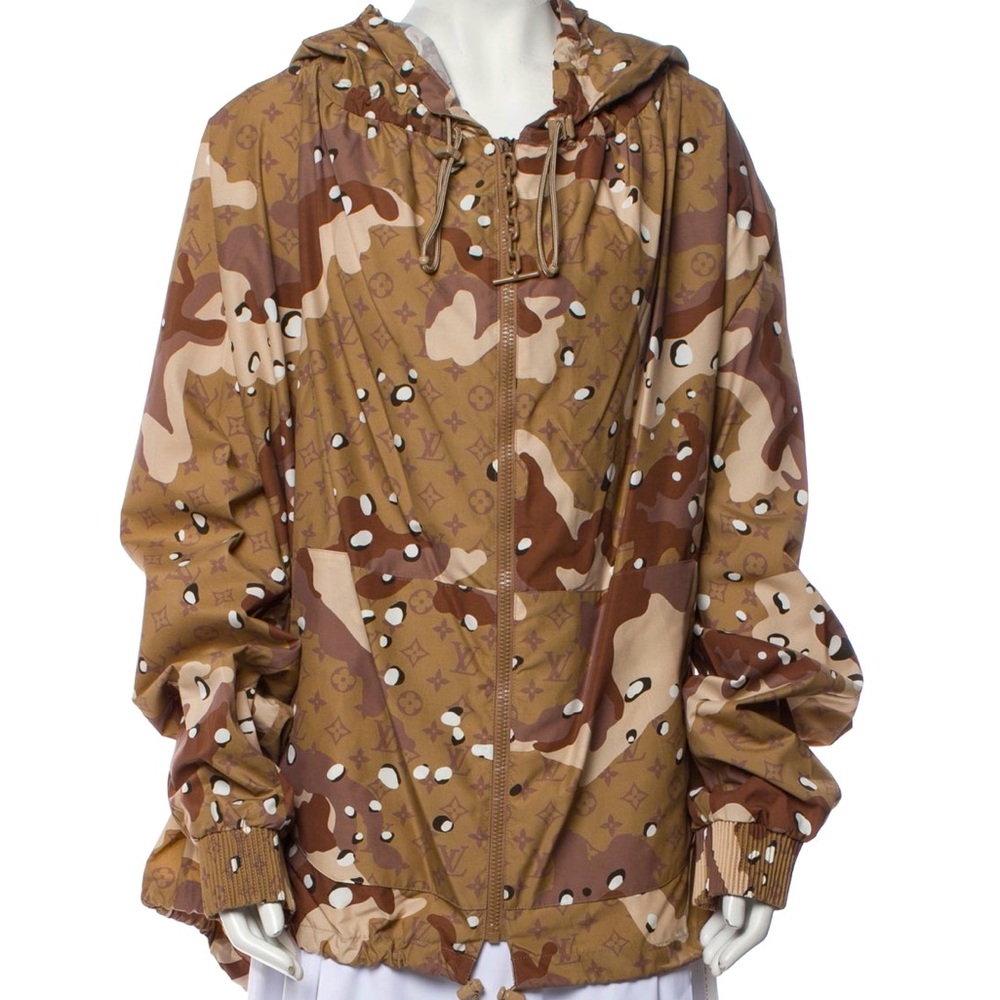 Louis Vuitton 2020 Camouflage Print Parka Like New